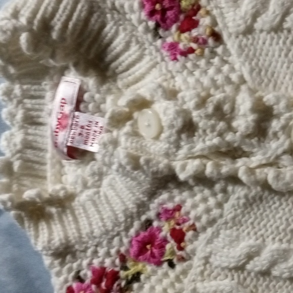 Like New, Baby Gap 3-6 Months Cable Knit Sweater Footed Onesie Coverall - Picture 7 of 13